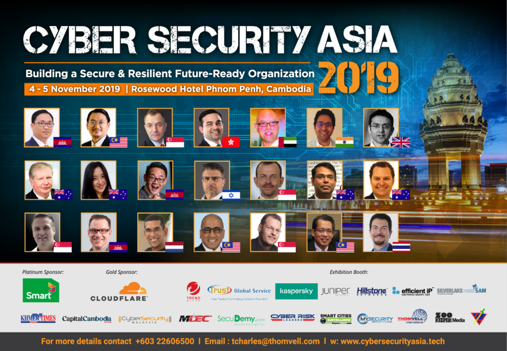 Cyber Security Asia aims to Build a Secure & Resilient Future-Ready Organization this November 2019