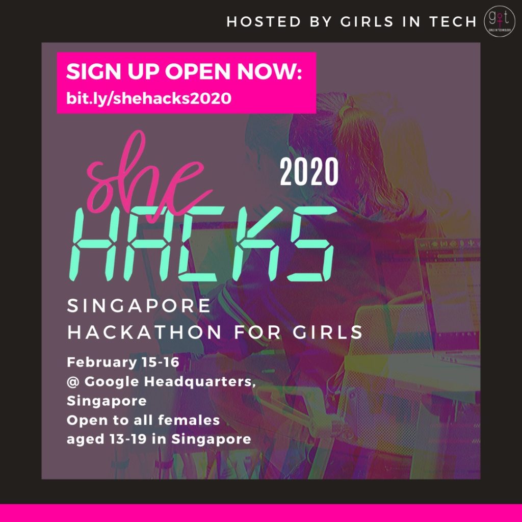 Girls In Tech is organizing SheHACKS 2020