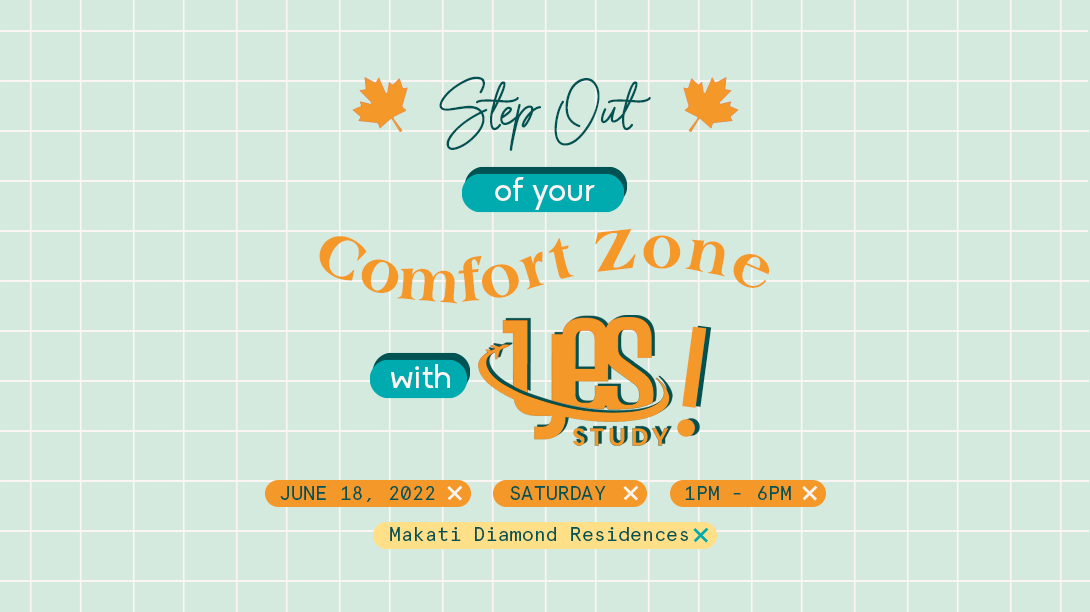 Step Out of your Comfort Zone with Yes Study!