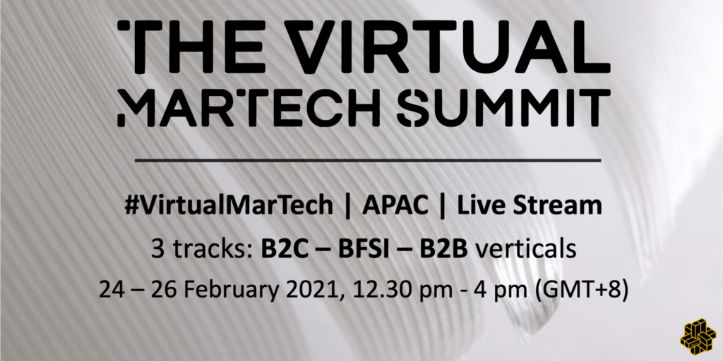 The MarTech Summit Commences Its Journey for 2021: The Virtual MarTech Summit (APAC)