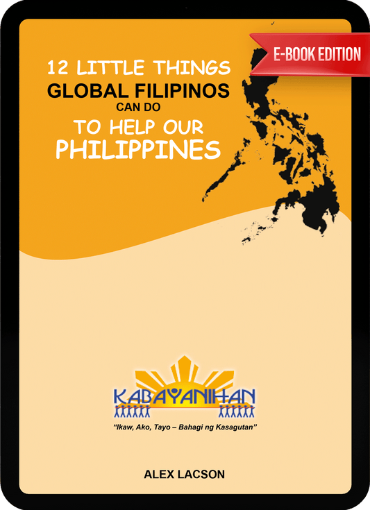 eBook - 12 Little Things Global Filipinos Can Do to Help Our Philippines